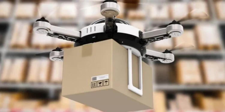 Amazon testează cu succes livrarea coletelor cu drone în Italia, debutul în Europa