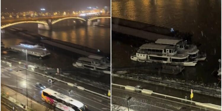 Accident pe Dunăre: Două ambarcațiuni și un doc avariate după coliziunea cu o barjă