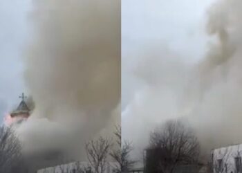Incendiu într-o biserică din Albota, Argeș: O persoană intoxicați cu fum în timpul slujbei de Crăciun
