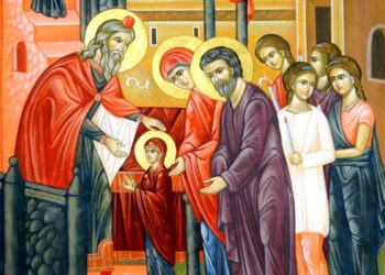 Sărbătoarea Vovideniei: Creștinii celebrează Intrarea Maicii Domnului în biserică