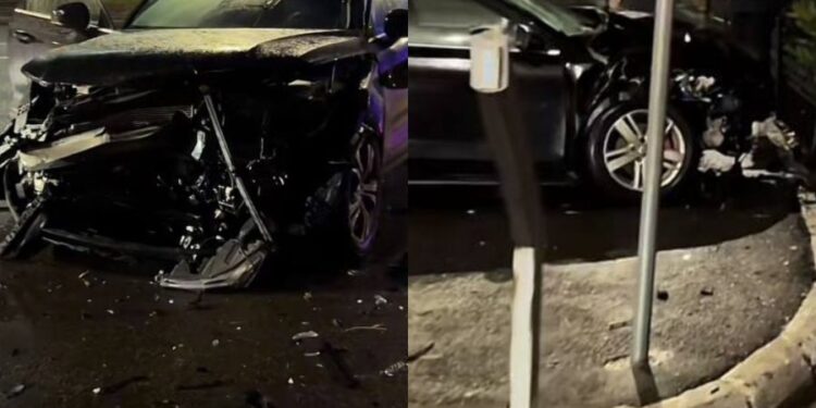 Accident grav pe o stradă din Chișinău: Un șofer a fost transportat la spital