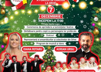 Orheiul deschide sezonul sărbătorilor de iarnă. Tatiana Cociu: «Îi invităm pe toți în orășelul nostru de poveste pe 7 decembrie!»