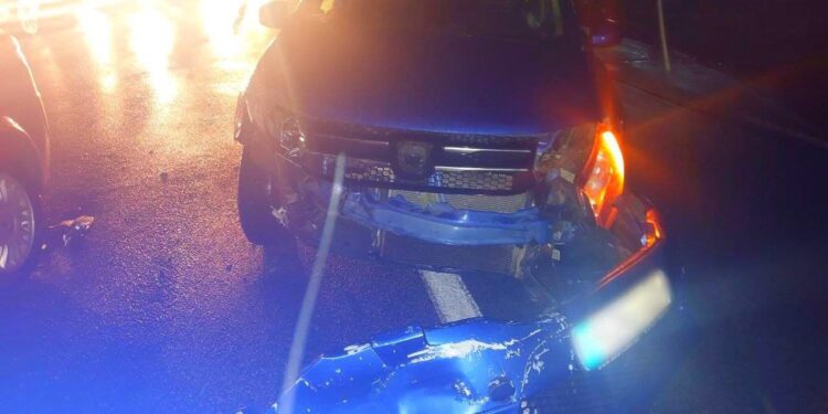 Accident în raionul Edineț: Tânăr de 18 ani provoacă un accident cu trei autoturisme