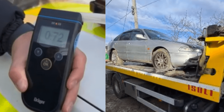 A urcat la volan beat criță și fără a deține permis de conducere: Un tânăr de 23 ani, cercetat penal de polițiști