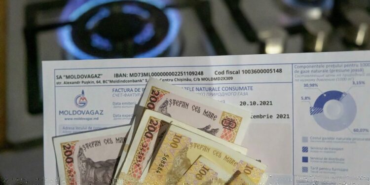 Șoc pentru consumatori! ANRE anunță majorarea tarifelor pentru cei deserviți de Moldovagaz – furnizor de ultimă opțiune