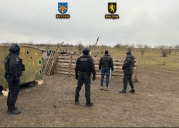 „Rău de plată”. Proprietarul unei ferme, reținut cu mascați, la Florești