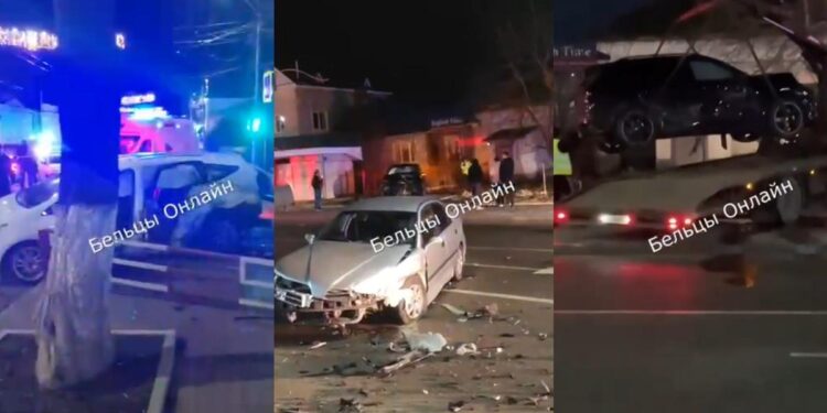 В цепной аварии в Бельцах погибли 8-летняя девочка