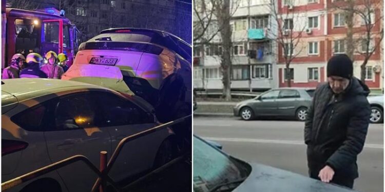 Accident grav la Poșta Veche: Un bărbat află de pe TikTok că automobilul său a fost avariat