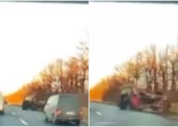 Accident la Bălți: Remorca unui tractor s-a răsturnat pe șoseaua de centură a orașului