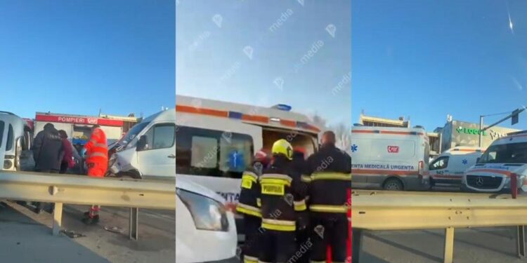 Accident în lanț pe traseul Chișinău-Orhei: Trei vehicule implicate în coliziune