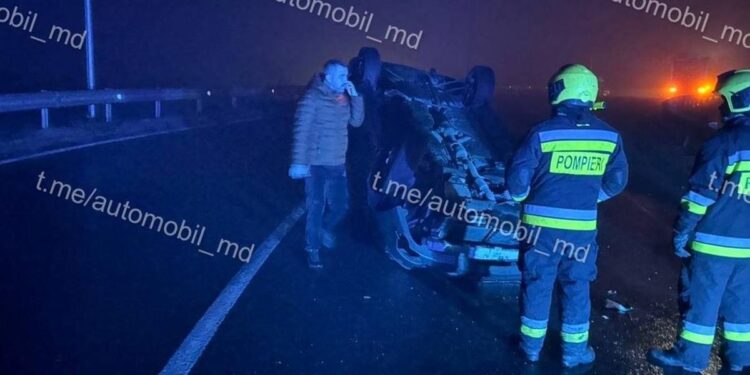 Accident fatal la ieșirea din Cimișlia: O femeie a decedat și fiica sa a suferit răni grave