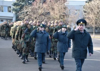 Peste 250 de tineri au depus jurământul militar în Armata Națională
