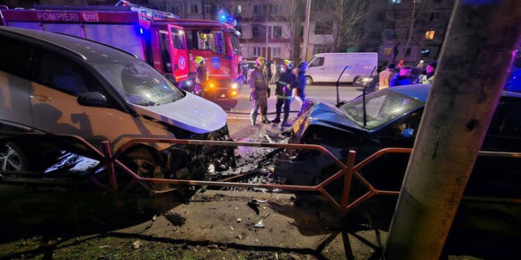 Accident grav pe strada Ceucari: O mașină cu viteză excesivă provoacă un carambol cu șapte autoturisme