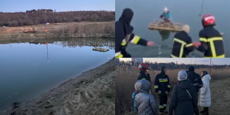 Un minor de 7 ani, salvat de la înec de către salvatori în Ungheni