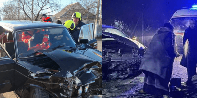 Accidente rutiere în Ștefan Vodă și Fălești: Patru persoane salvate de pompieri