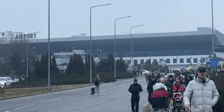 Evacuare de urgență la Aeroportul Internațional Chișinău din cauza unui incendiu