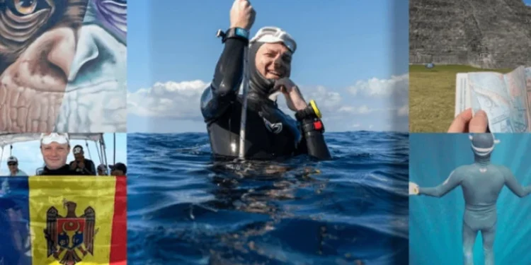 Moldoveanul Radu Salamalichi învață lumea la scufundare liberă: campion național și internațional