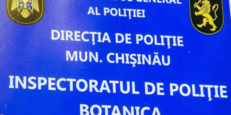 Bărbat reținut după ce a agresat un polițist în Chișinău