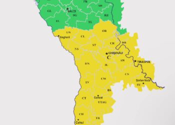 Avertizare meteo Cod Galben în Moldova: Lapoviță și ninsoare până pe 3 februarie