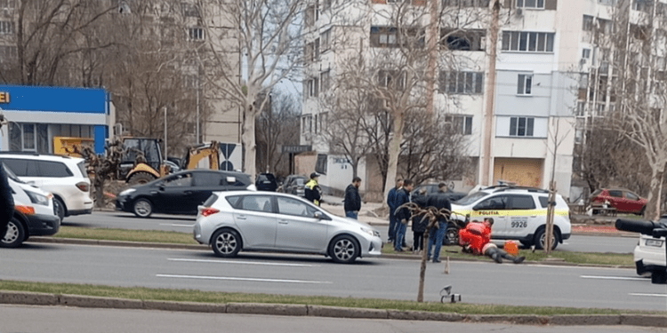 Pieton lovit pe bulevardul Dacia în această dimineață