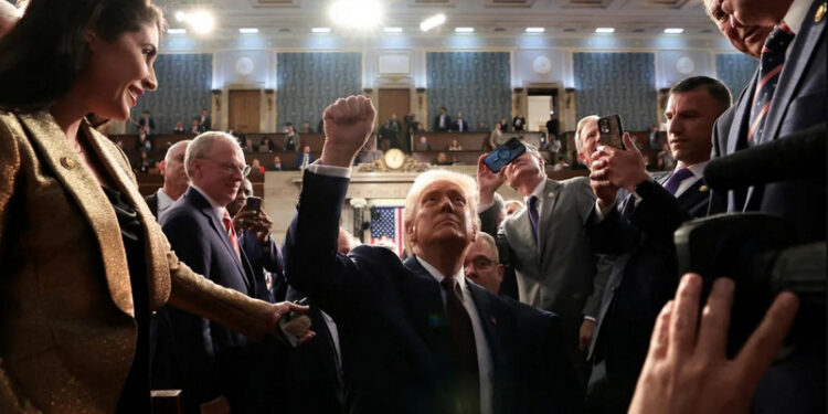 Мировые СМИ о речи Дональда Трампа в Конгрессе: «Это выступал не президент. Это был триумфатор»