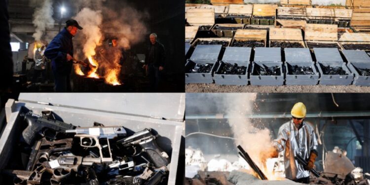 2177 единиц оружия уничтожены: В Молдове провели масштабное мероприятие по утилизации оружия