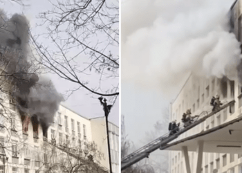 В Бендерском лицее произошел пожар: детей эвакуировали