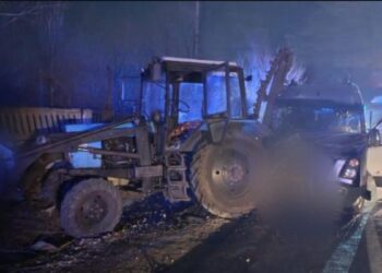 Accident rutier la Sîngera: Cinci persoane rănite într-o coliziune între un microbuz și un tractor