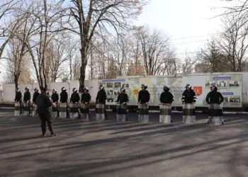 Carabinierii din Moldova, instruiți pentru intervenții eficiente în situații de dezordine