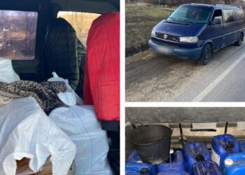 Șofer prins cu alcool etilic nedeclarat în apropierea localității Nicolaevca