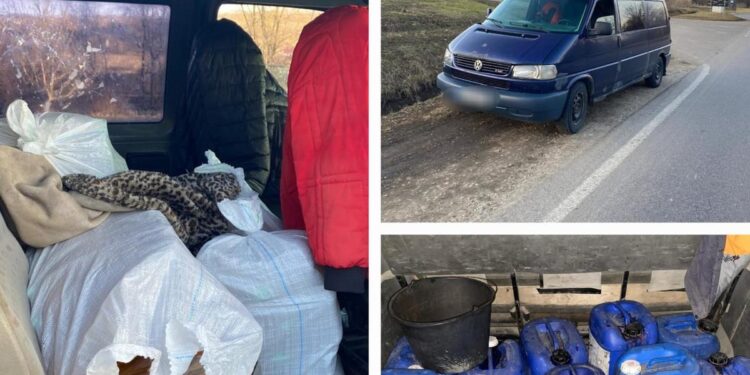 Șofer prins cu alcool etilic nedeclarat în apropierea localității Nicolaevca