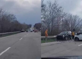 Accident violent pe traseul M6, la Stăuceni