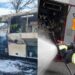 Автобус с пассажирами, который ехал из Украины, загорелся в Новых Аненах