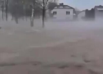 Сильнейшее наводнение в Польше
