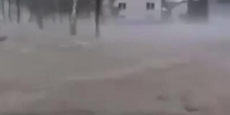 Сильнейшее наводнение в Польше