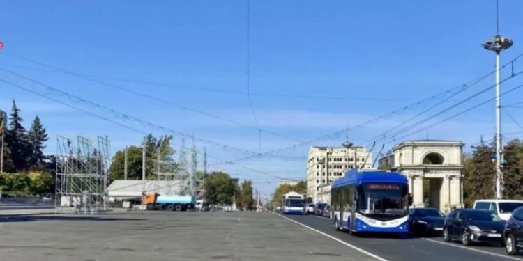 В центре Кишинева временно ограничат доступ к некоторым общественным местам