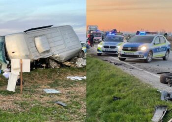 Серьезная авария в Румынии: Три человека погибли, после того как микроавтобус столкнулся с грузовиком