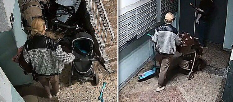 Из подъезда одной из столичных многоэтажек пара украла коляску и самокат