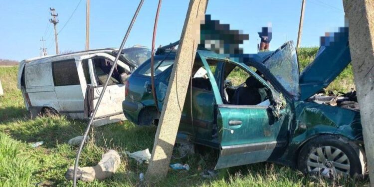 Смертельная авария во Флорештском районе: Один человек погиб, 4 — получили тяжелые травмы