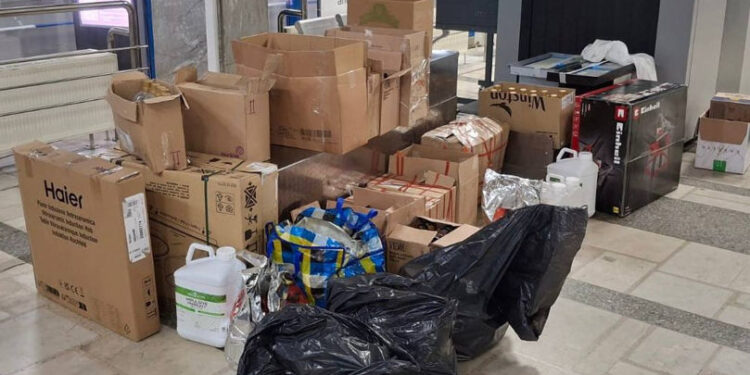 Mărfuri nedeclarate descoperite la vama Leușeni