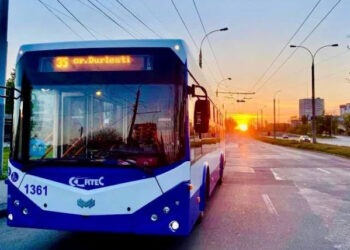 Troleibuzul 35 revine la traseul inițial în Durlești
