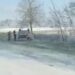 Accident la Gordinești din cauza zăpezii căzute în aprilie: un șofer s-a răsturnat cu mașina