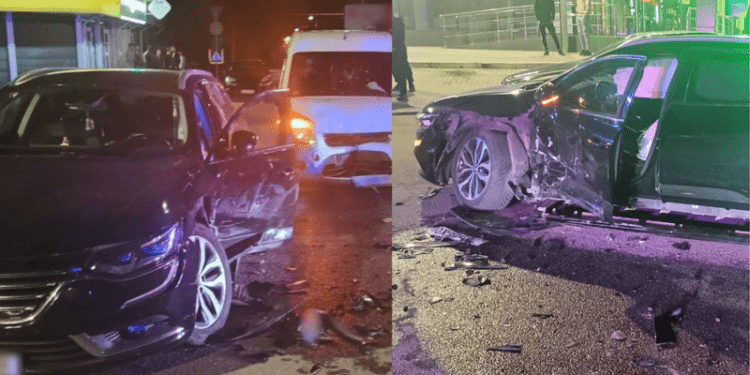 Accident rutier în Briceni: o fetiță de 6 ani, rănită într-un impact între două automobile