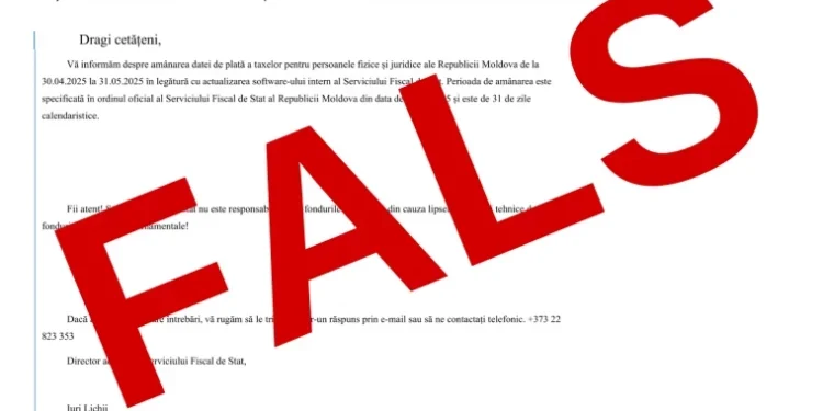 Fiscul avertizează despre un fals privind termenul-limită pentru Declarația de venit