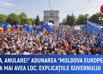 Adunarea „Moldova Europeană” nu va mai avea loc. Guvernul explică decizia