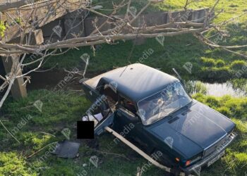 Accident fatal la Cahul: Un bărbat a murit după ce mașina a căzut de pe un pod