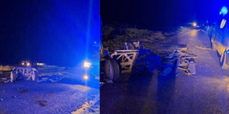 Căruță în care se aflau 6 persoane, tamponată de un Volkswagen. Un bărbat a decedat, iar 2 copii au fost traumatizați