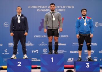 Тяжелоатлет Тудор Брату завоевал три бронзовые медали на чемпионате Европы