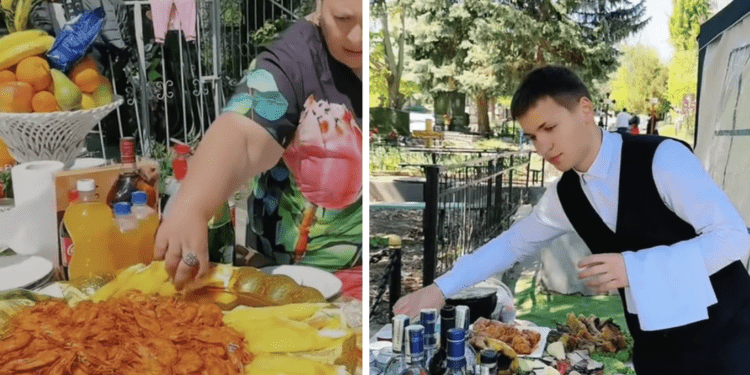 Столы ломятся от яств, музыка и официант: в Сороках с размахом отметили Радоницу