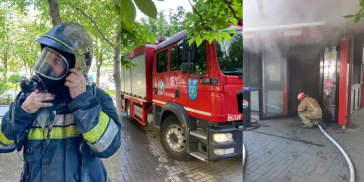 Из-за возгорания в ресторане быстрого питания жителей одной многоэтажки пришлось эвакуировать